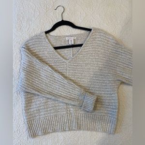 Sincerely Jules - Size Small Oatmeal Colored Sweater. Very Soft, V-Neck.